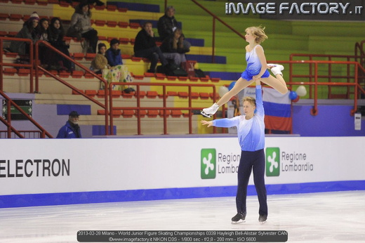 2013-02-28 Milano - World Junior Figure Skating Championships 0339 Hayleigh Bell-Alistair Sylvester CAN